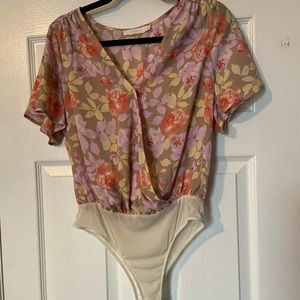 Floral bodysuit